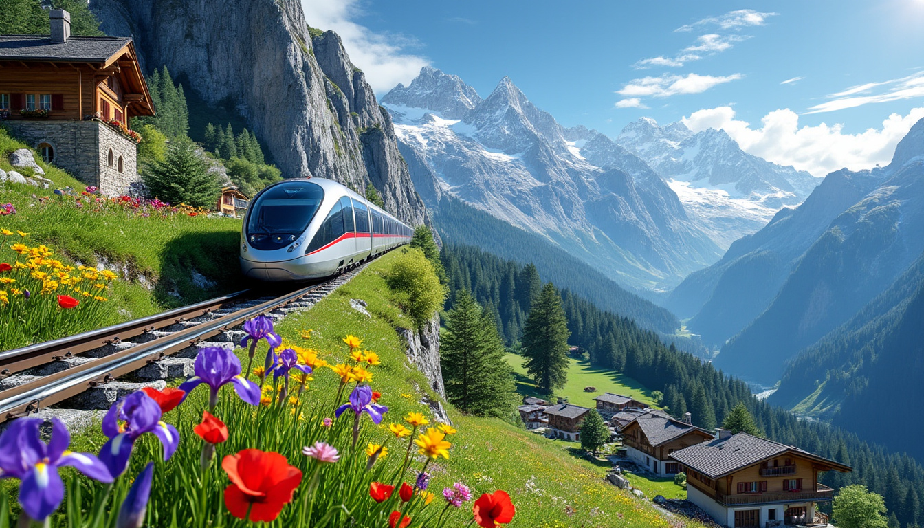 découvrez le funiculaire le plus raide au monde qui vous emmène vers un charmant village alpin, idéal pour des randonnées spectaculaires au cœur de paysages époustouflants. une aventure inoubliable vous attend !