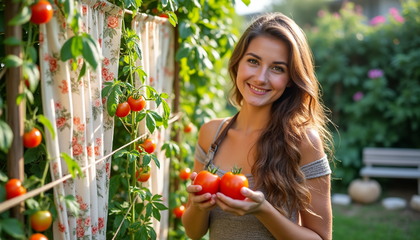 découvrez comment donner une seconde vie à vos vieux rideaux en les transformant en treillis décoratifs pour vos tomates. une astuce de récupération élégante qui allie créativité et durabilité pour embellir votre jardin tout en contribuant à un mode de vie éco-responsable.