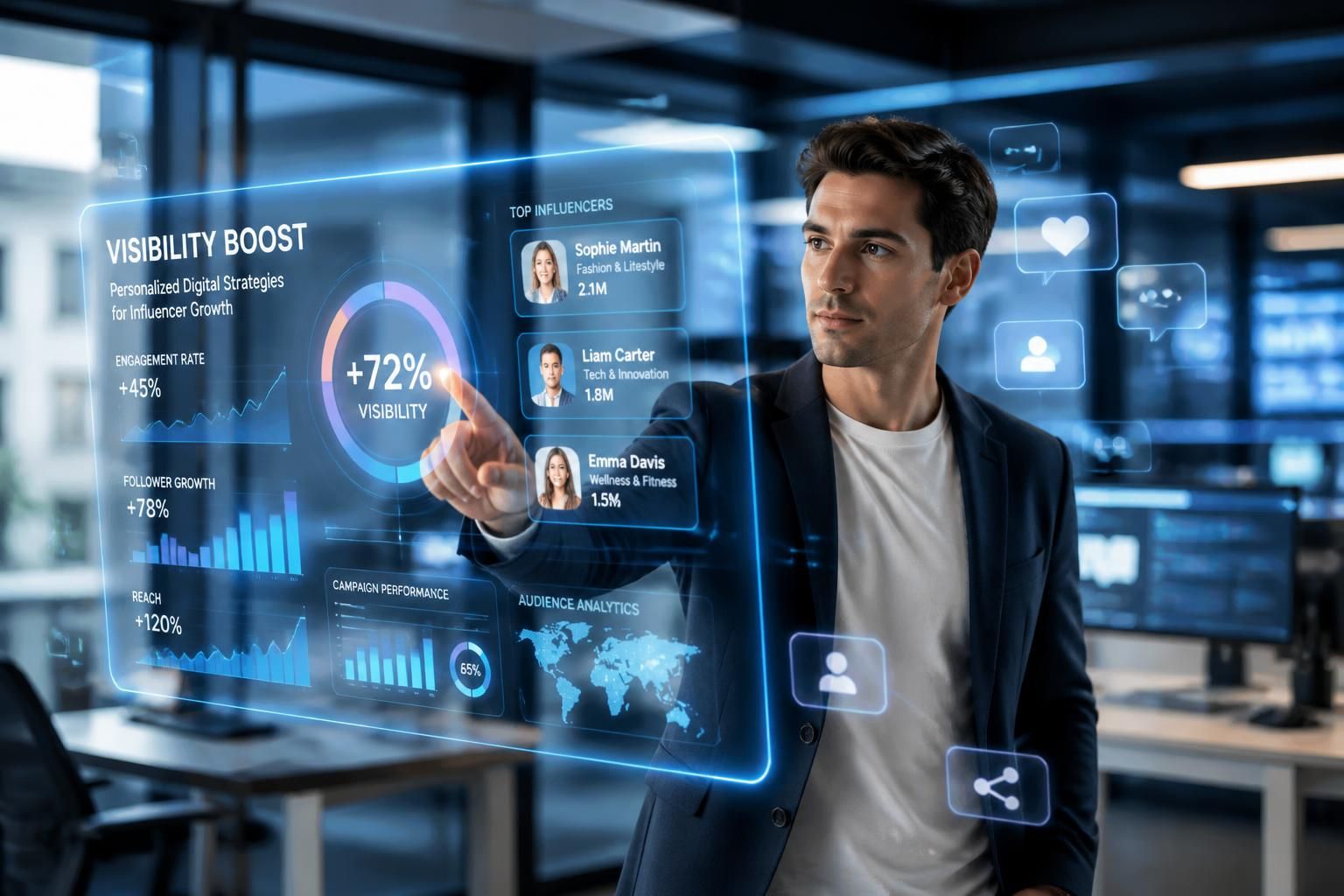 augmentez votre présence en ligne grâce aux stratégies digitales sur mesure d'idinfluencer, adaptées à vos besoins pour maximiser votre visibilité et attirer plus de clients.