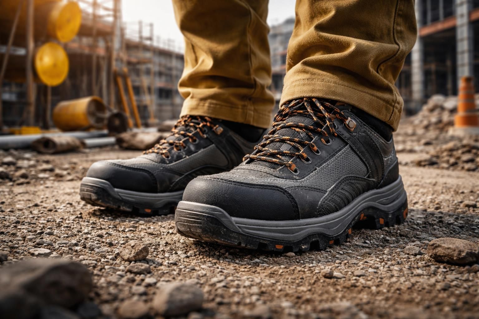 découvrez les règles du code du travail concernant le port des chaussures de sécurité pour assurer la protection des travailleurs sur les chantiers et en milieu industriel.
