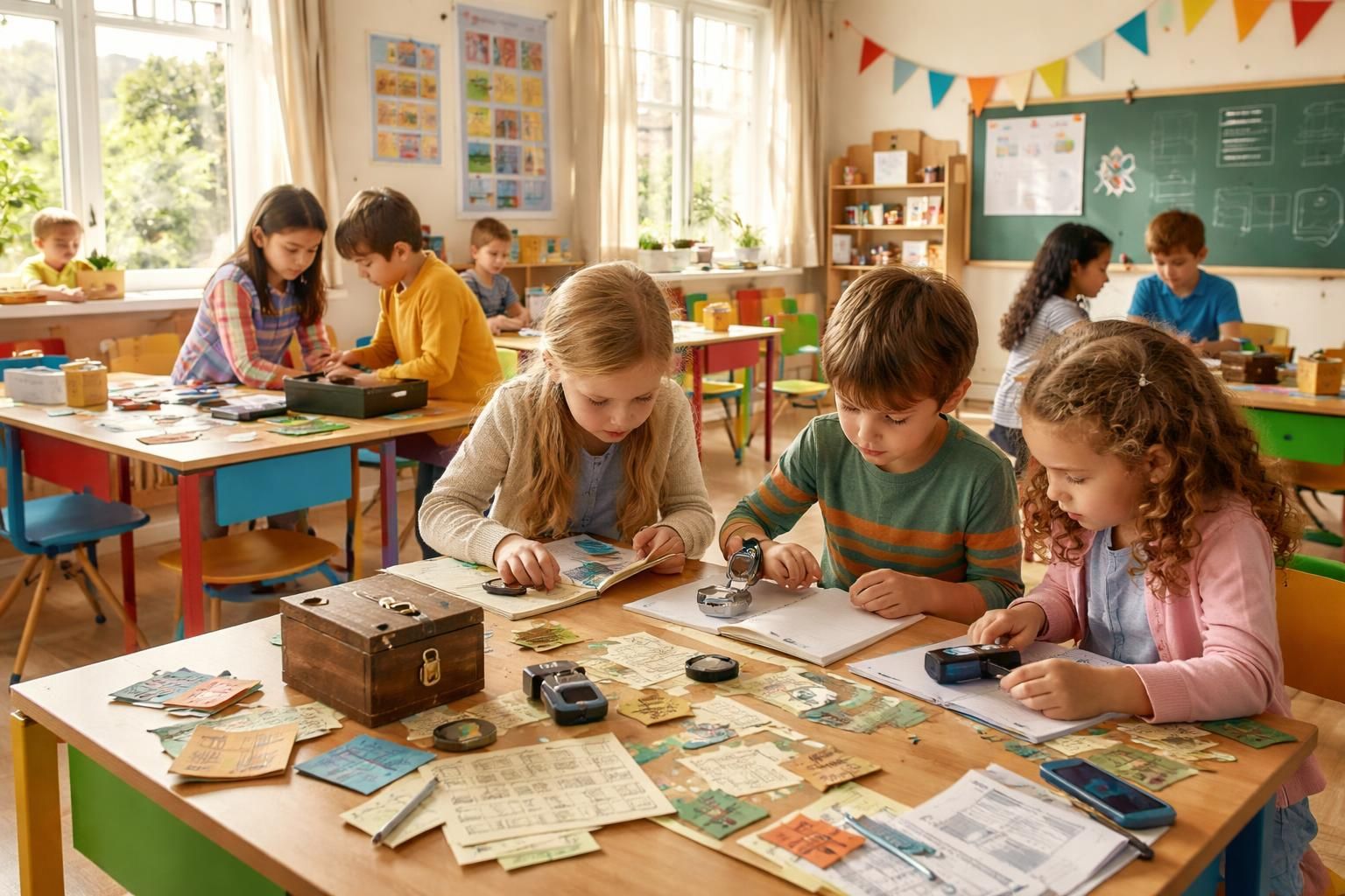 découvrez notre escape game conçu spécialement pour les écoles primaires, une activité ludique et éducative qui stimule la réflexion, la collaboration et le plaisir d'apprendre.