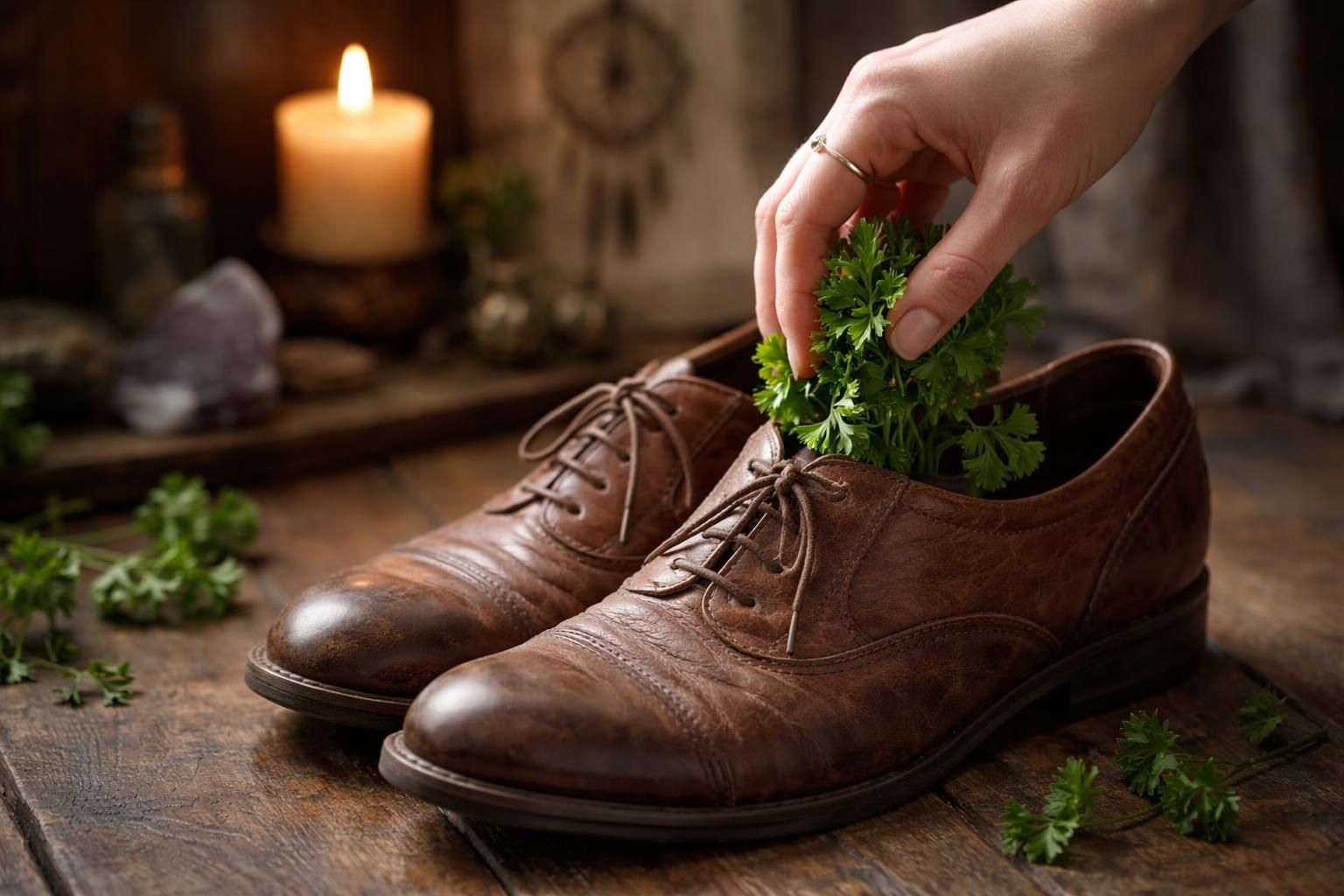 découvrez l'origine et le sens du rituel consistant à mettre du persil dans les chaussures : porte-bonheur, superstition ou remède naturel pour le bien-être.