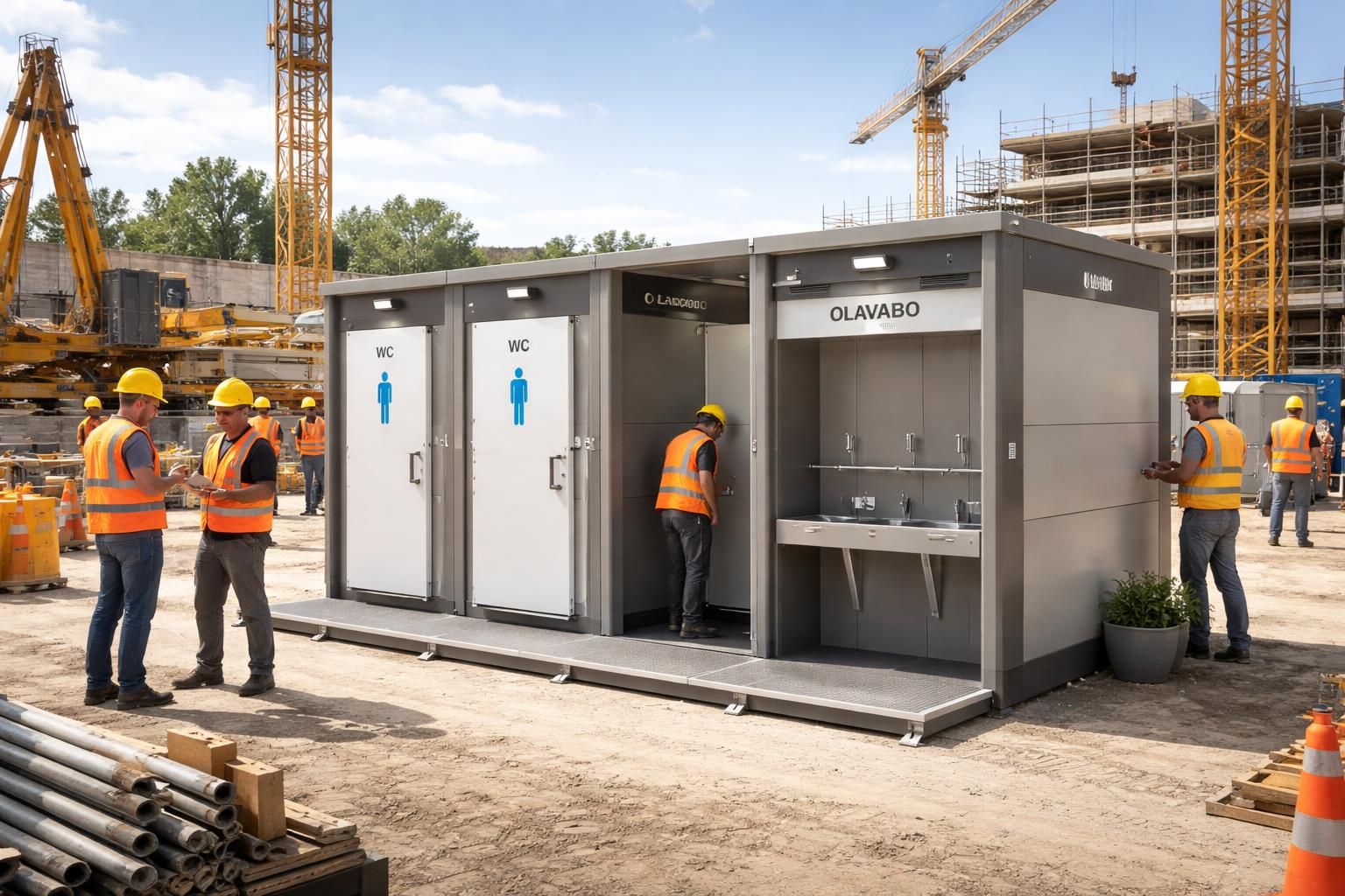 occamod : découvrez nos sanitaires modulaires spécialement conçus pour les chantiers, alliant praticité et hygiène optimale.